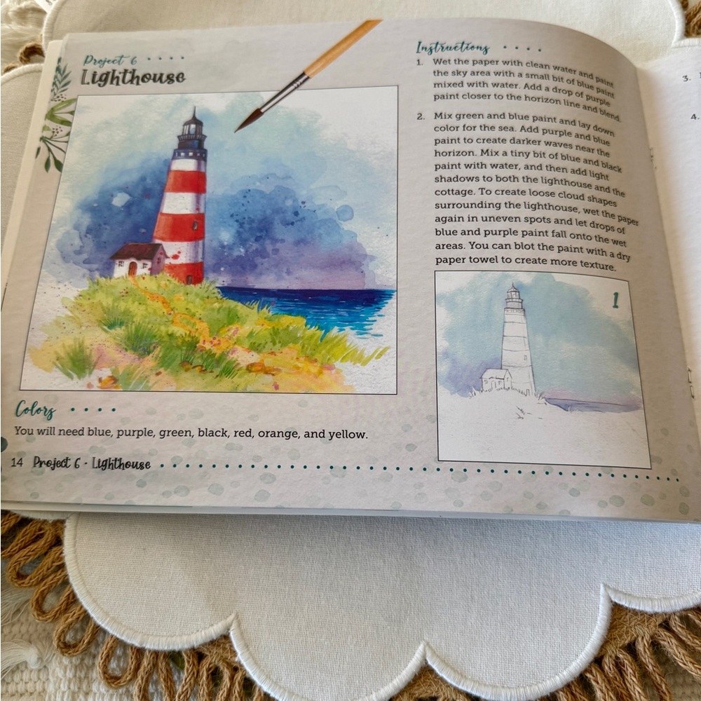 The Good and the Beautiful Watercolor Around the World Instruction Book - Picture 3 of 4